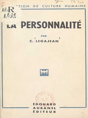 cover image of La personnalité